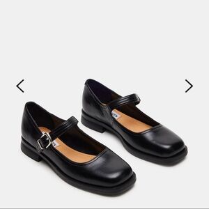 Steve Madden Mary Jane Delancy flats - Black leather - size 6